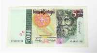 Nota de 5000 escudos, 5000$, Vasco da Gama, 1995