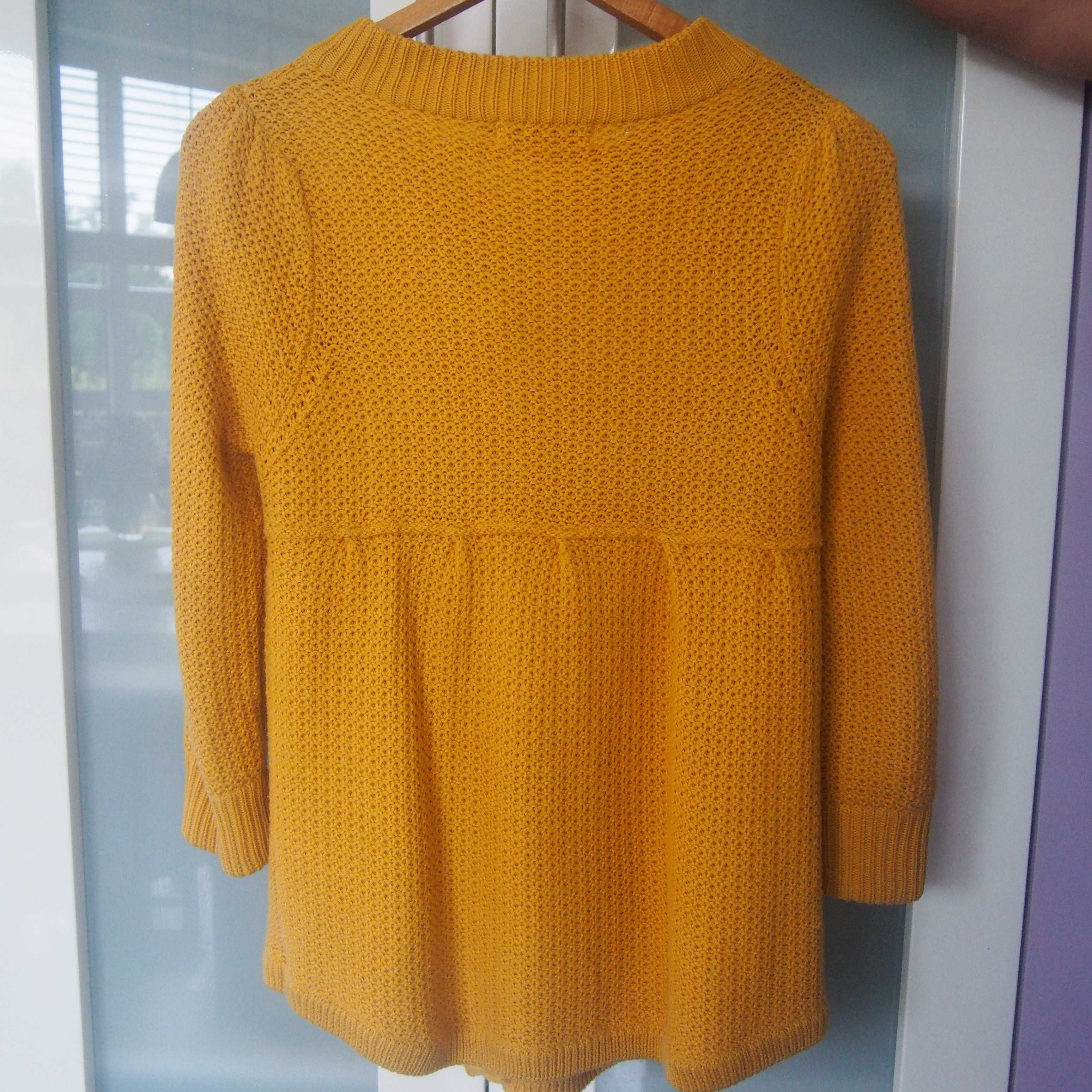 Musztardowy sweter Topshop rozm. S