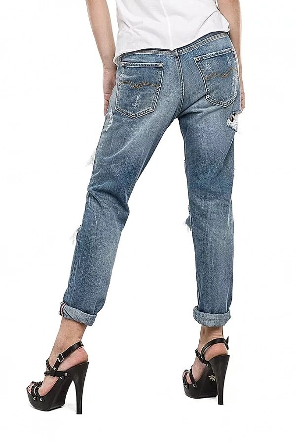 Replay Leena Boyfriend Jeans Damskie Spodnie Best