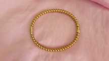 Pulseira Dourada em Aço Inoxidável