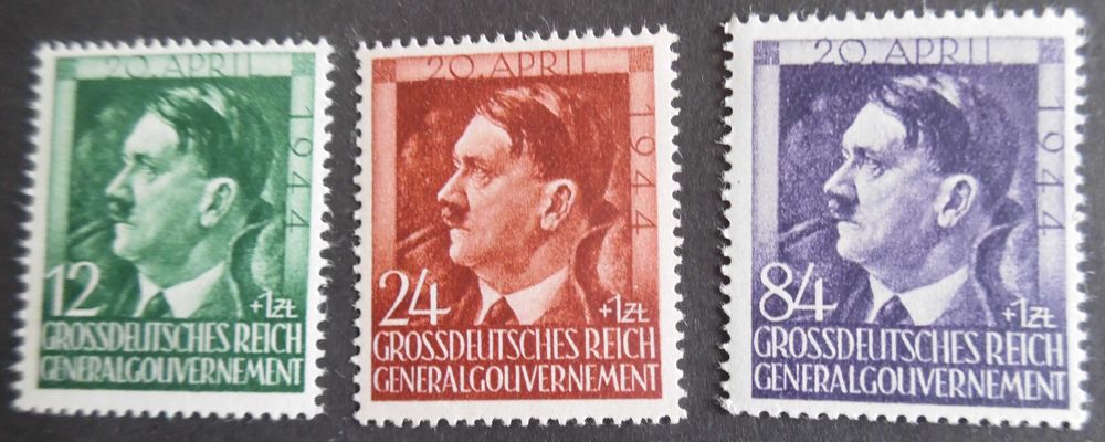 Selos Alemanha Nazi 1933/45-Hitler Governo Geral 1944