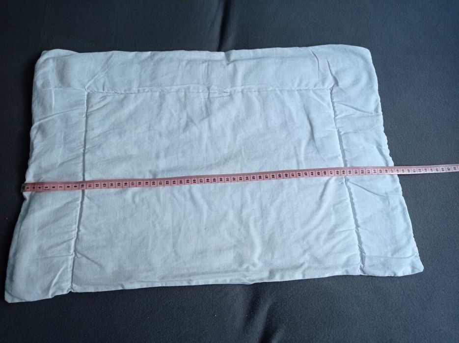 Kołderką, poduszka do łóżeczka 60x120