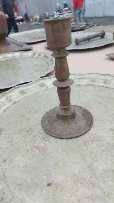 Подсвечник латунь одинарный