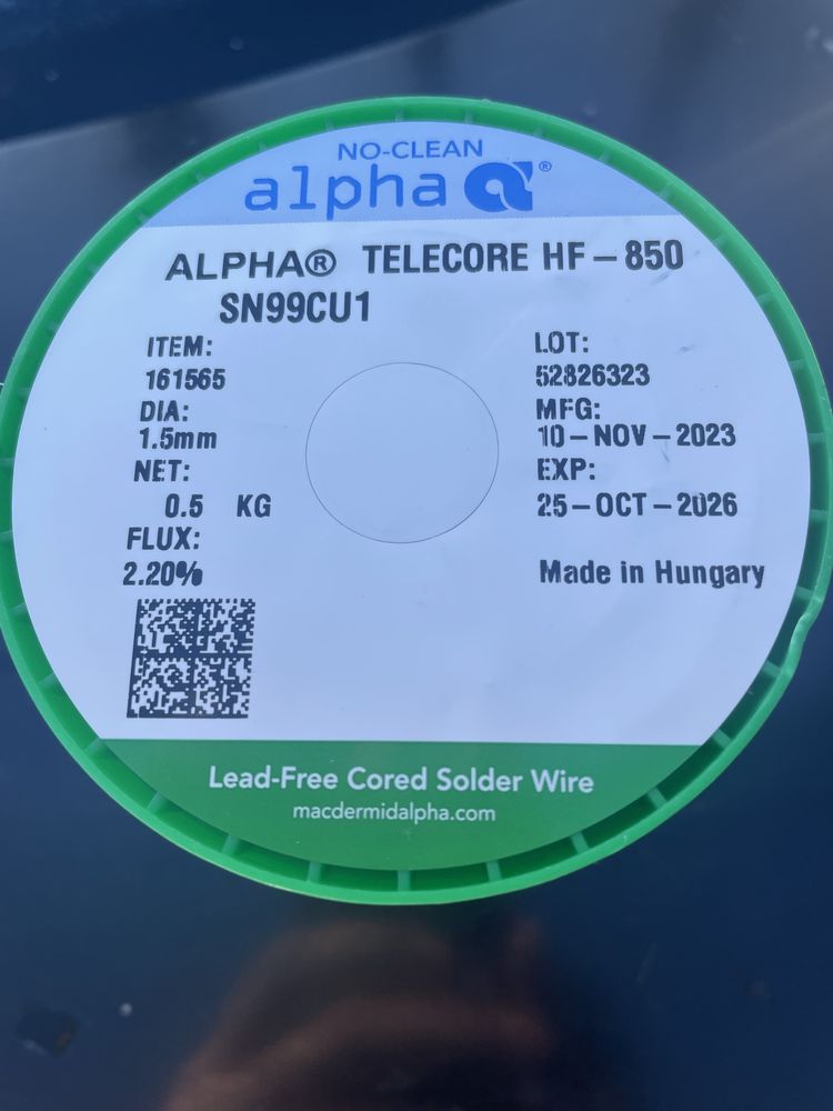 Припой Припій безсвинцевий Alpha HF 850