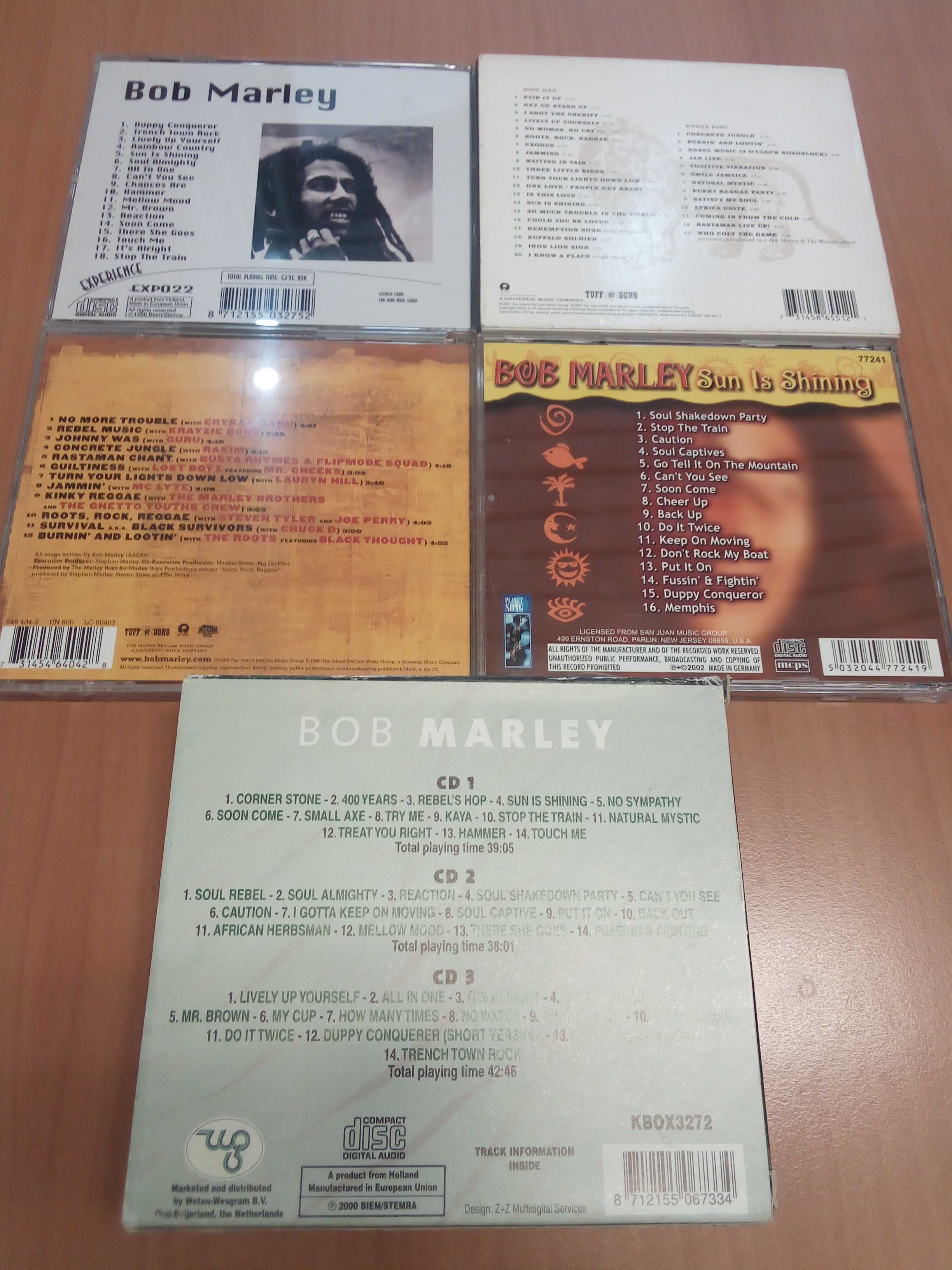 Coleção de 7 CD`s Bob Marley