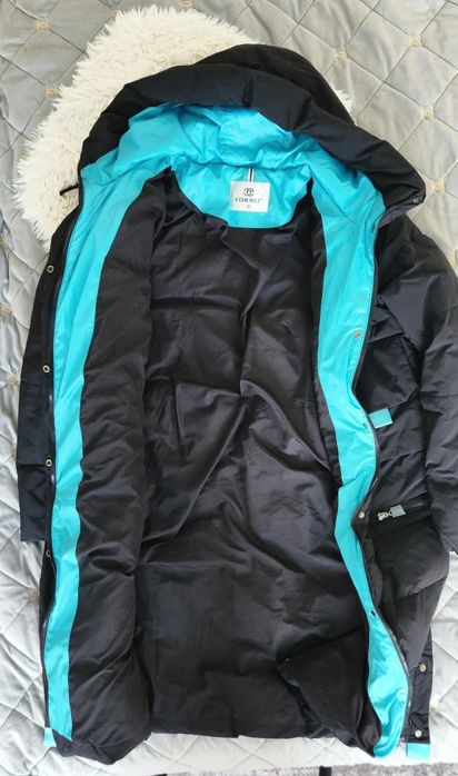Зимова подовжена куртка стан нової зручна тепла без дефектів