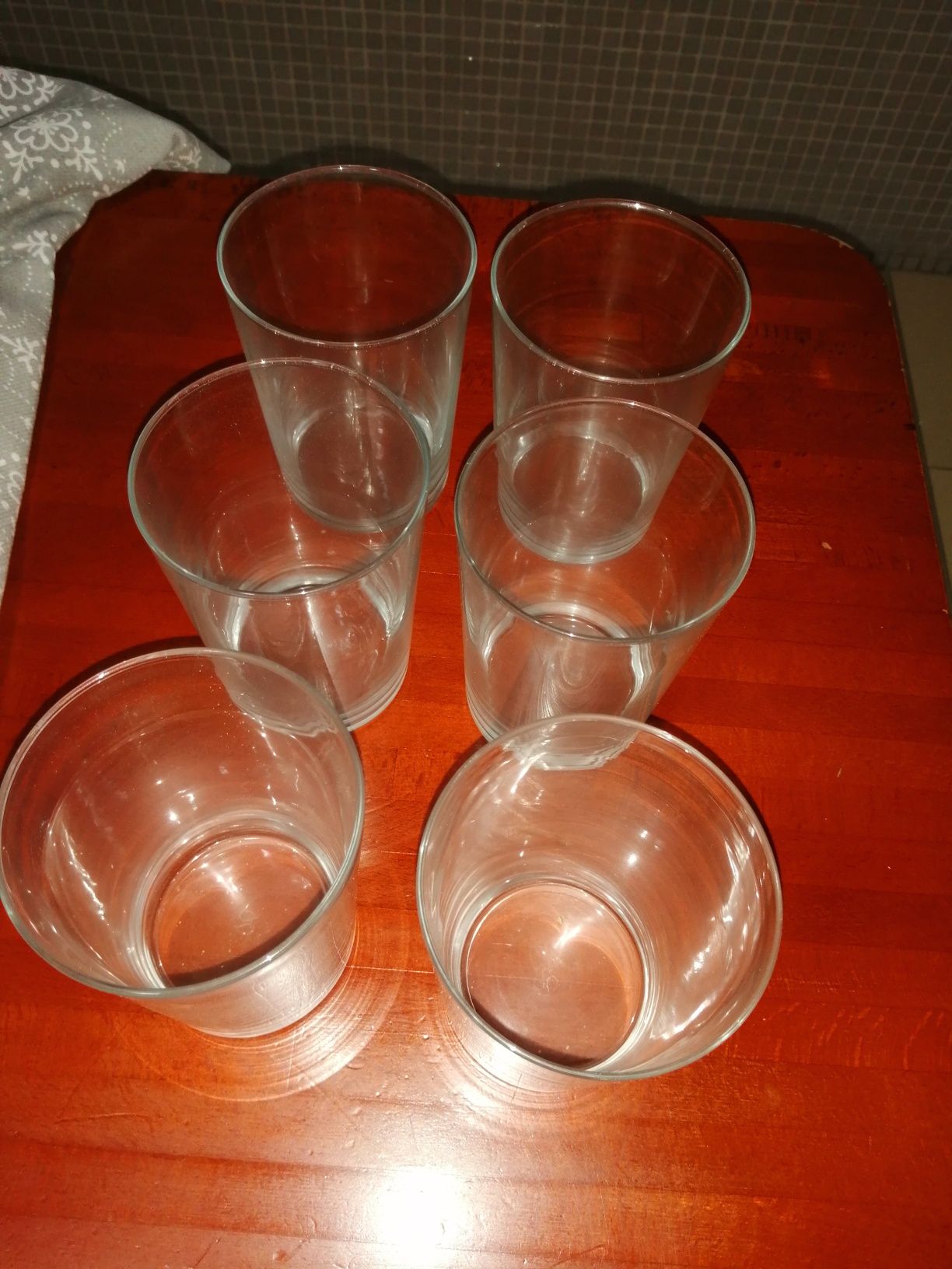Copos novos, comprados espaço casa