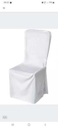 Pokrowce biale na krzesła 10sztuk