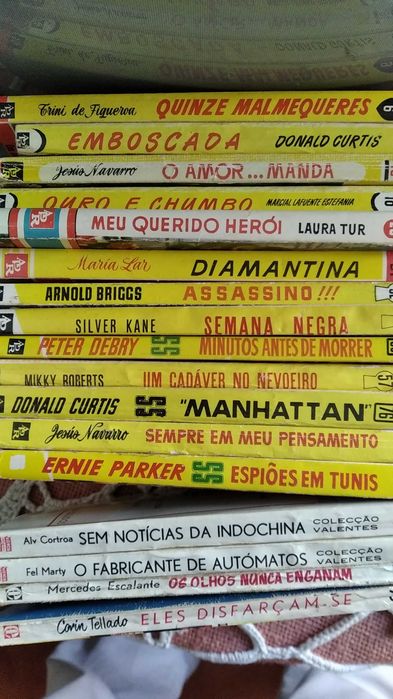 A Coleções; Vampiro, Valentes, Negra,Dalia,Rosa,Diamantina,Conan Doyle