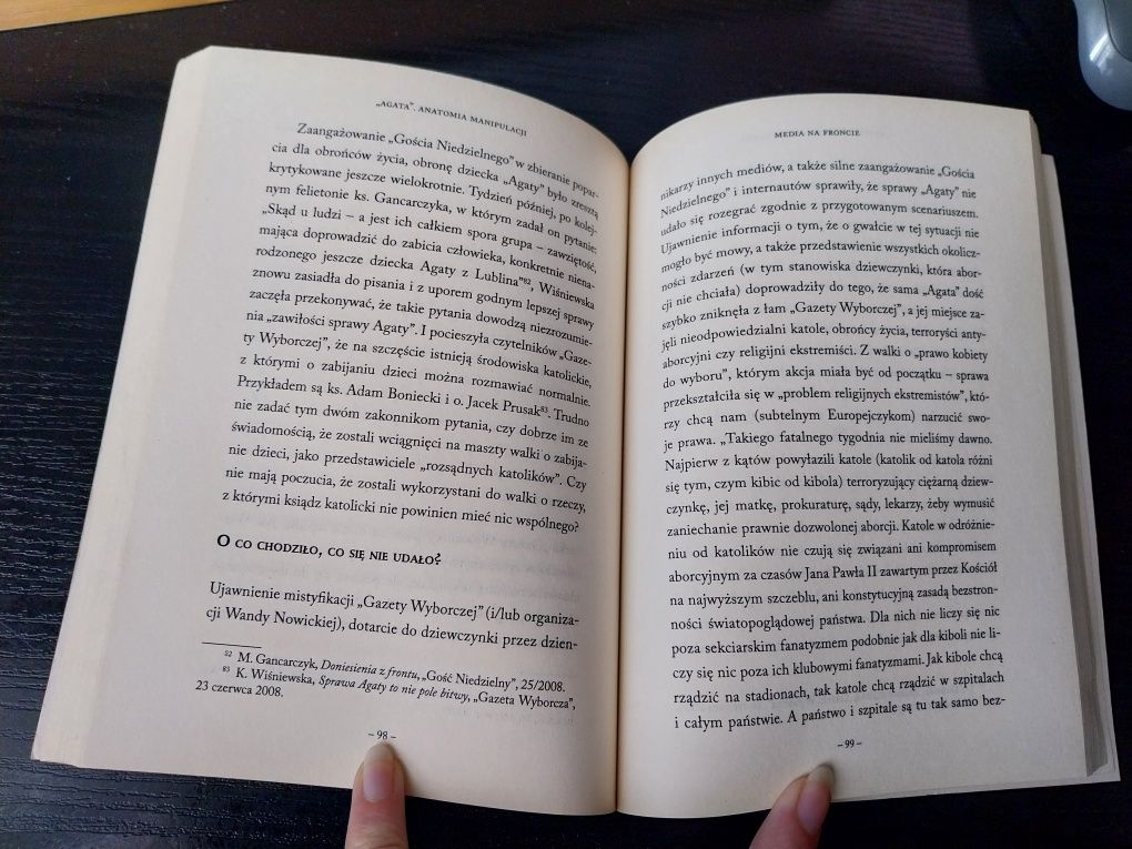 AGATA. Anatomia manipulacji  Tomasz P. Terlikowski, Joanna Najfeld