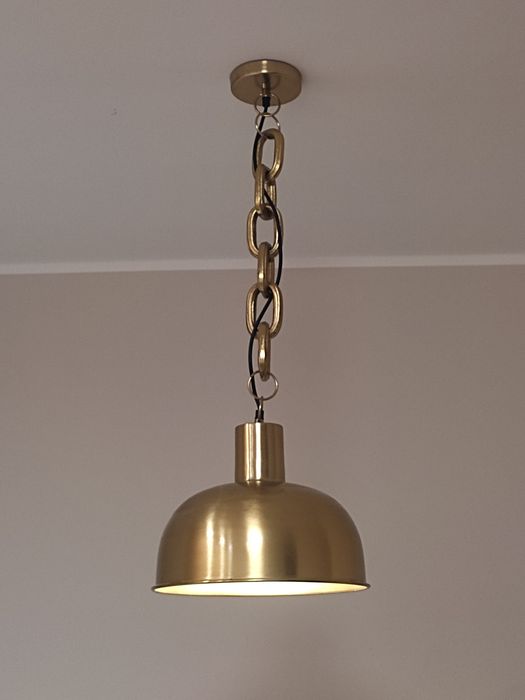 Lampa sufitowa mosiężna