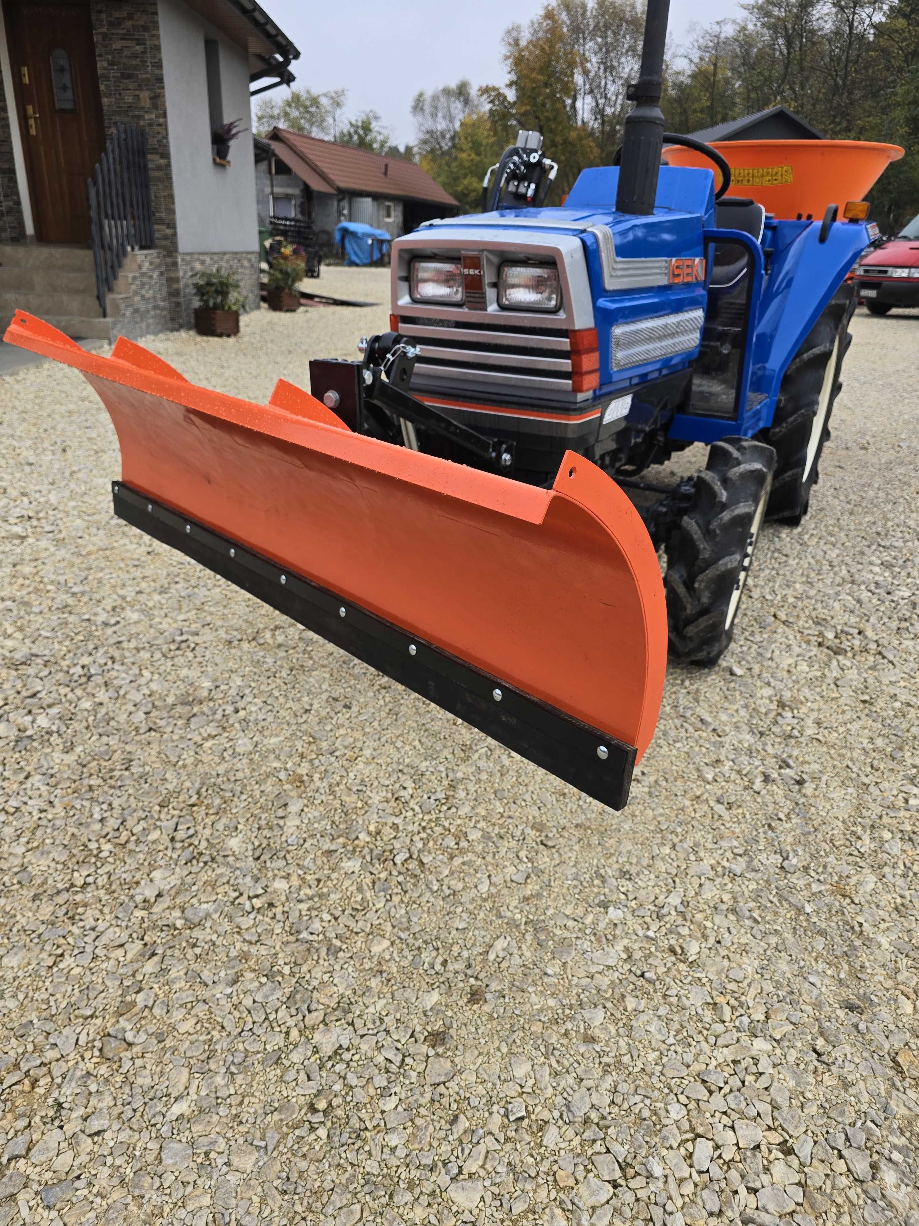 nowość Pług do śniegu mini traktorka kubota iseki yanmar mitsubishi