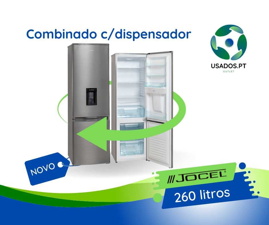 Combinado com dispensador de água look inox Jocel