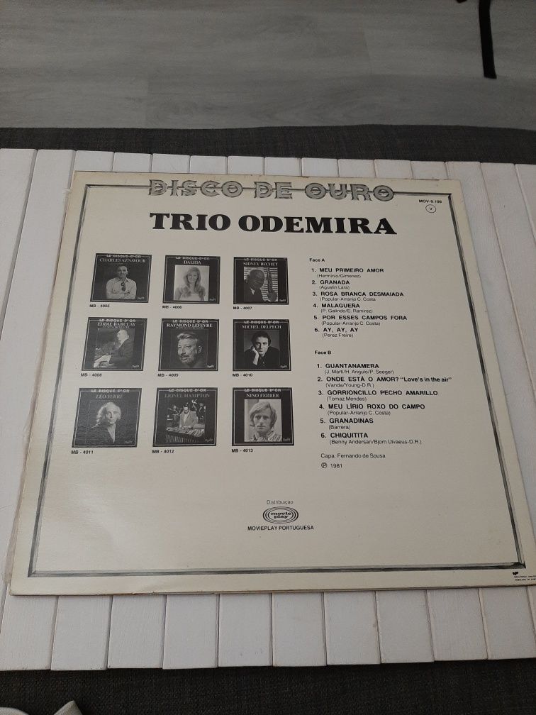 Disco Vinil Trio Odemira - Disco de Ouro