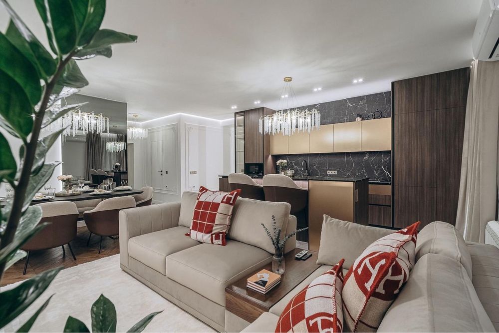 Дизайнерська квартира з 3 окремими спальнями