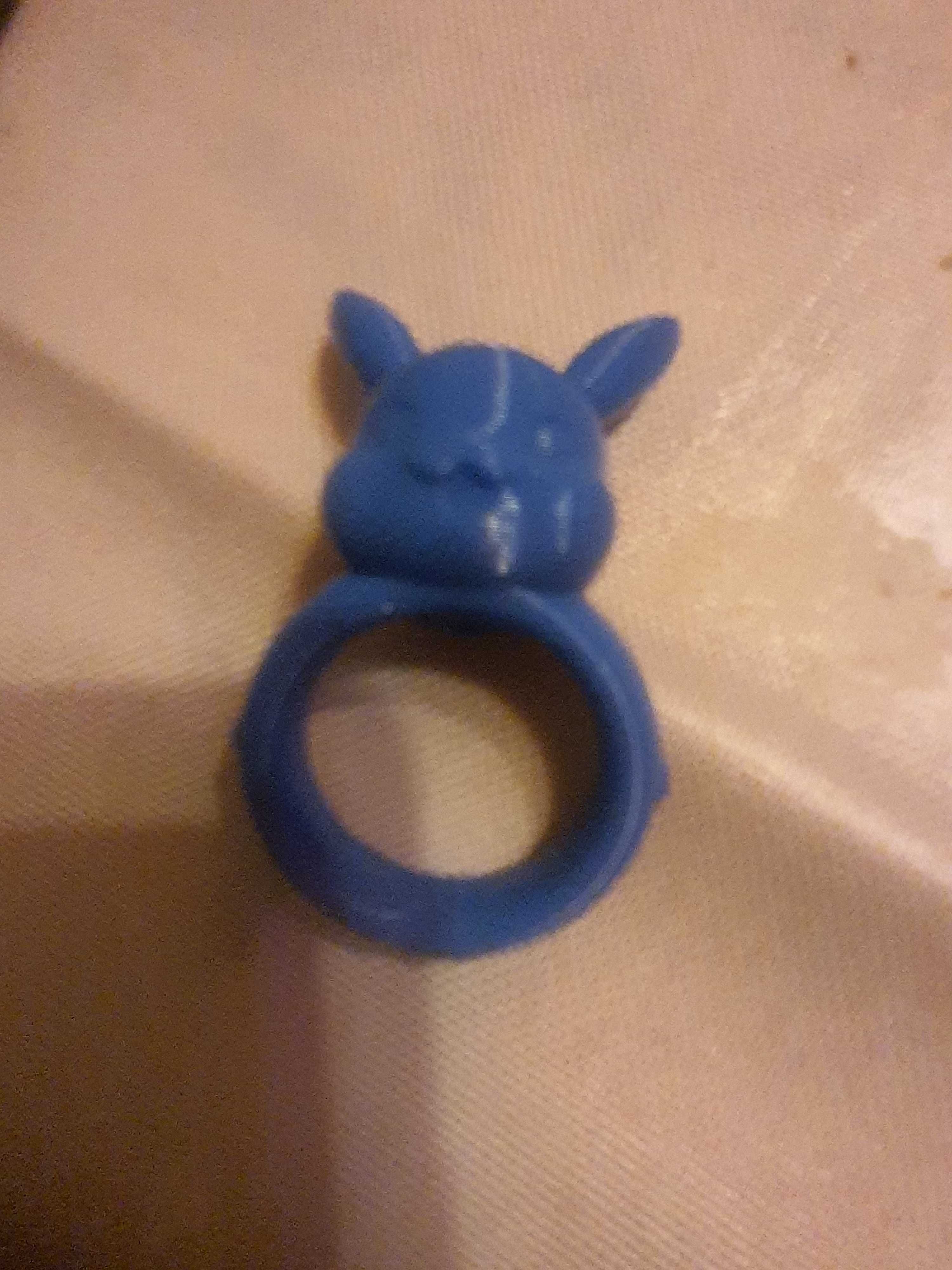 Anel pikachu pokemon