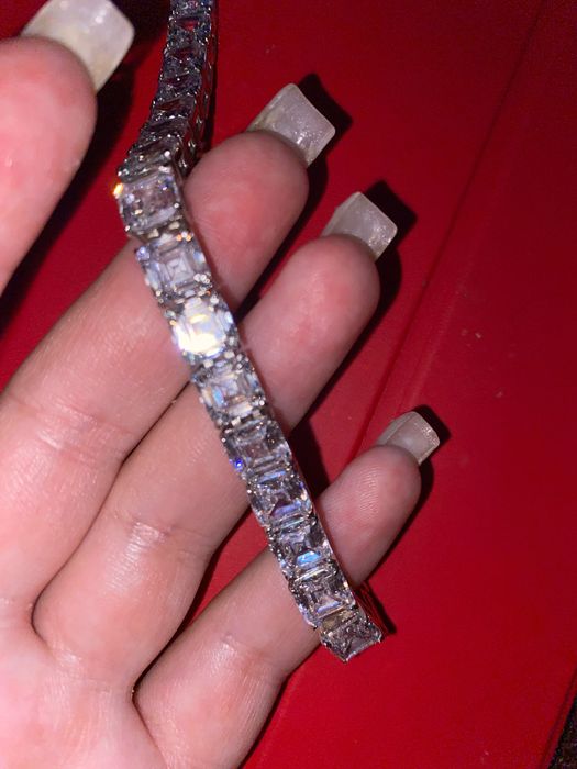 Срібний браслет типу Tifany.co