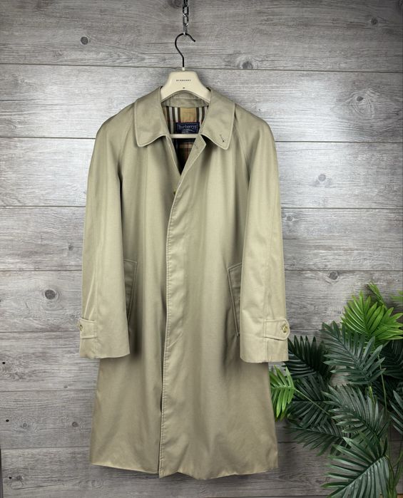 Тренч Burberry vintage куртка  мужской архивний плащ размер Л