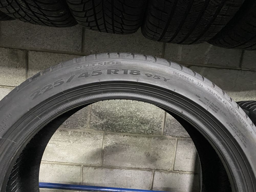 Різноширокі шини 225/45R18 i 255/40R18 PIRELLI