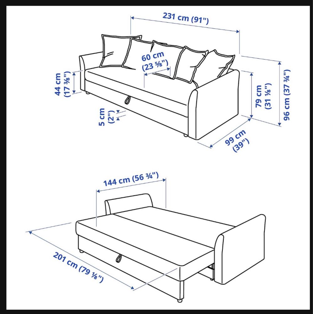 Kanapa Holsmund Ikea