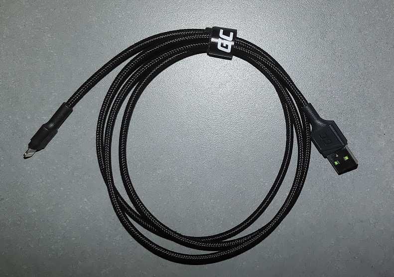 Kabel z LED - USB Lightning GREEN CELL Ray 1.2 m iPhone iPad NOWY