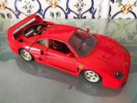 Carros metal burago coleçoes shell ferrari f40 1/18 bburago