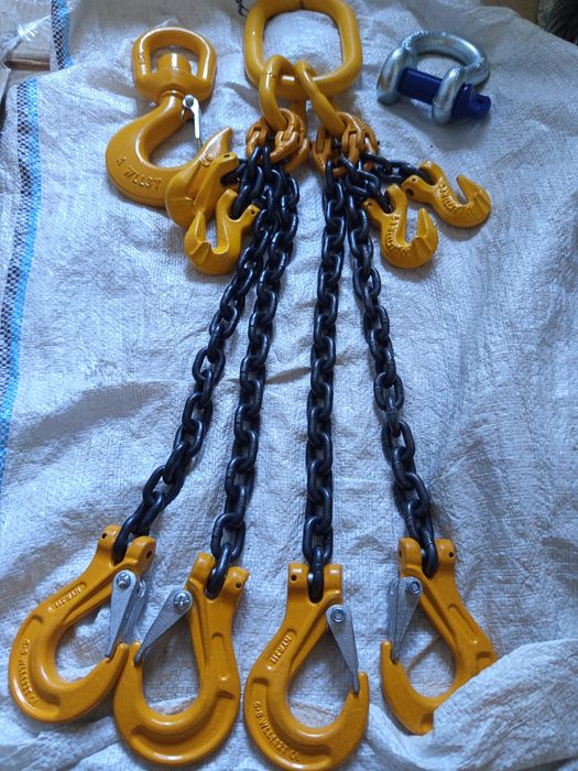 Строп, чалка, павук ланцюговий, цепний 4СЦ для маніпулятора та екскава