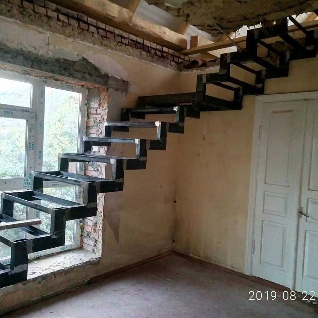 Изготовление металической лестницы