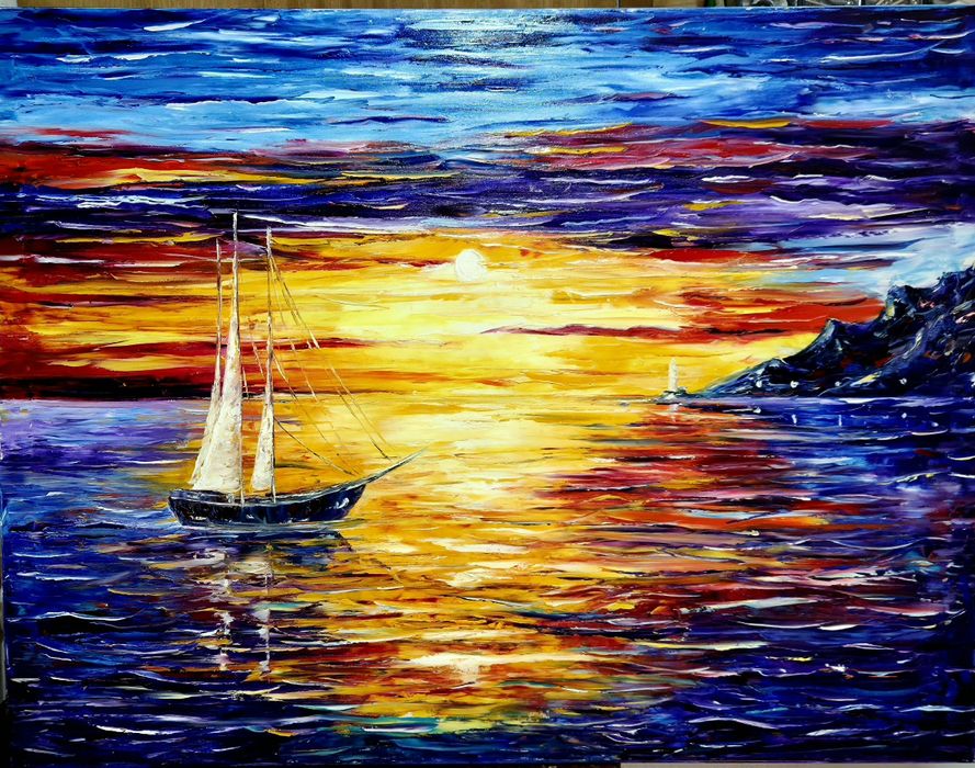 Pintura a oleo sobre tela