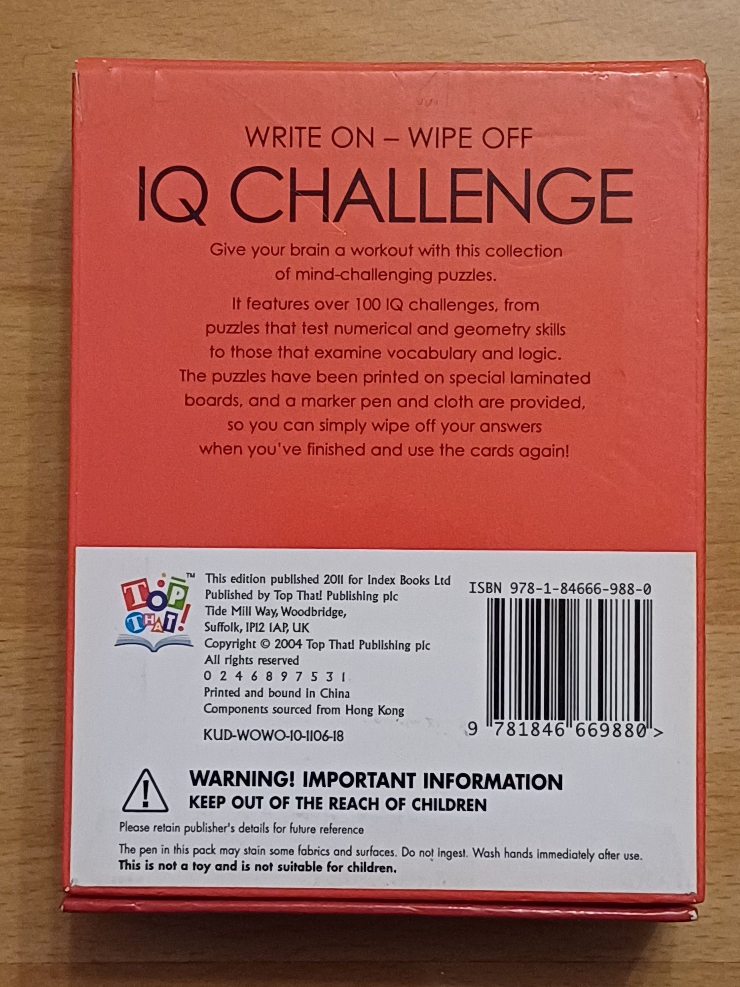 IQ Challenge 101 wyzwań po angielssku dla Twojego mózgu
