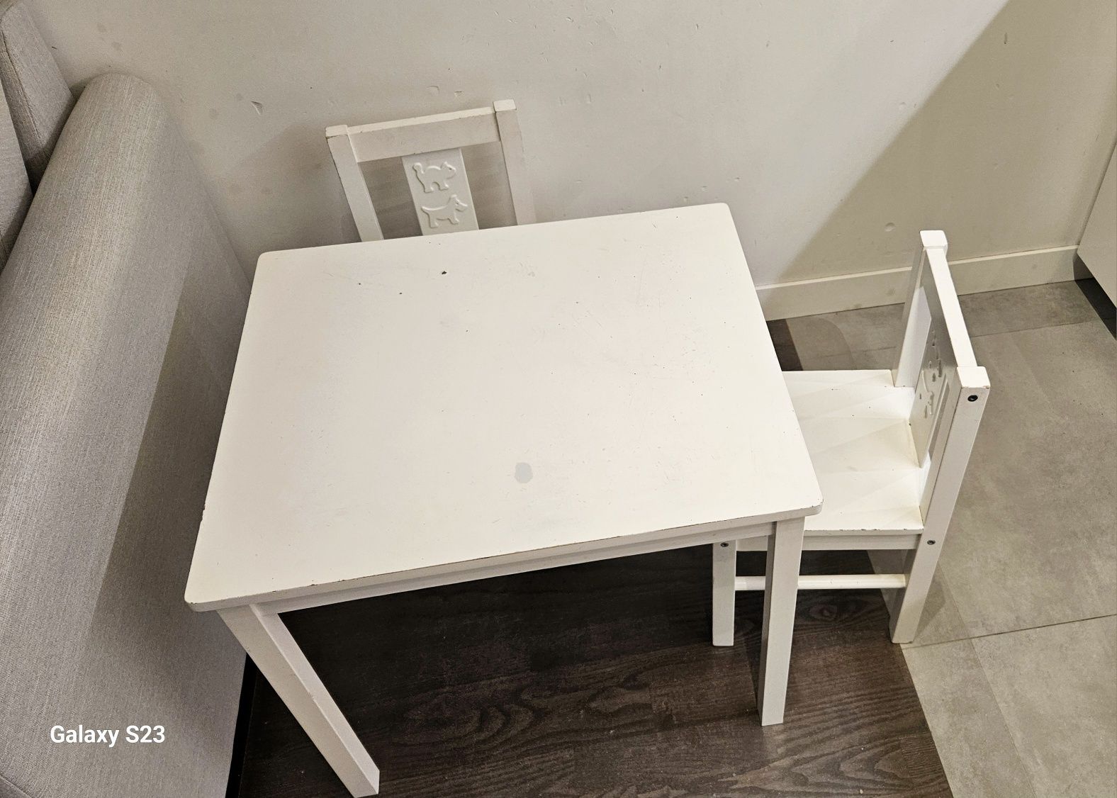 Stół z 2 krzesełkami Ikea odbiór Warszawa Mokotów