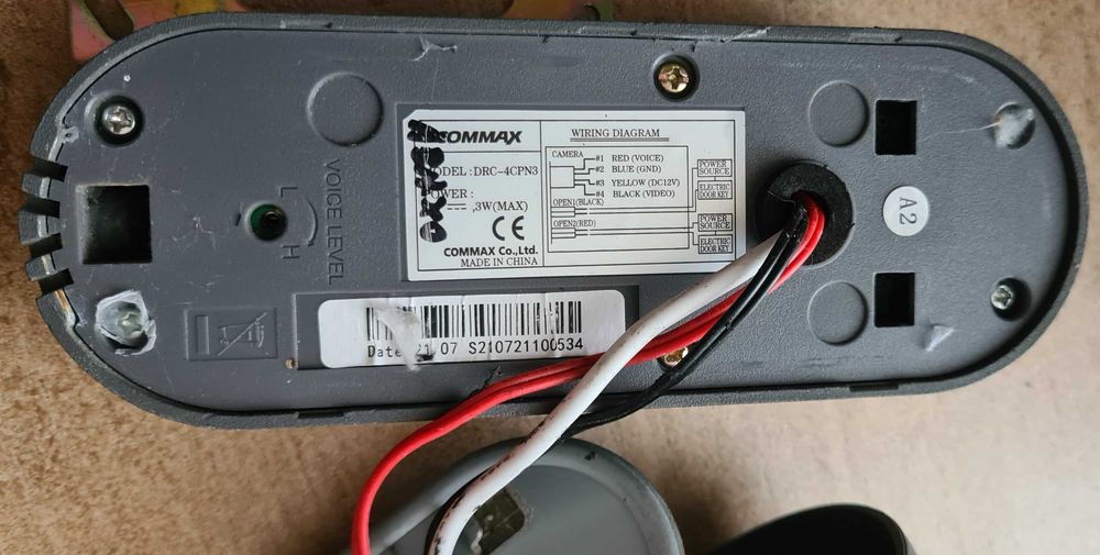 Zestaw: Abaxo Monitor kolorowy 7' M-730C; Kamera Commax DRC-4CPN3