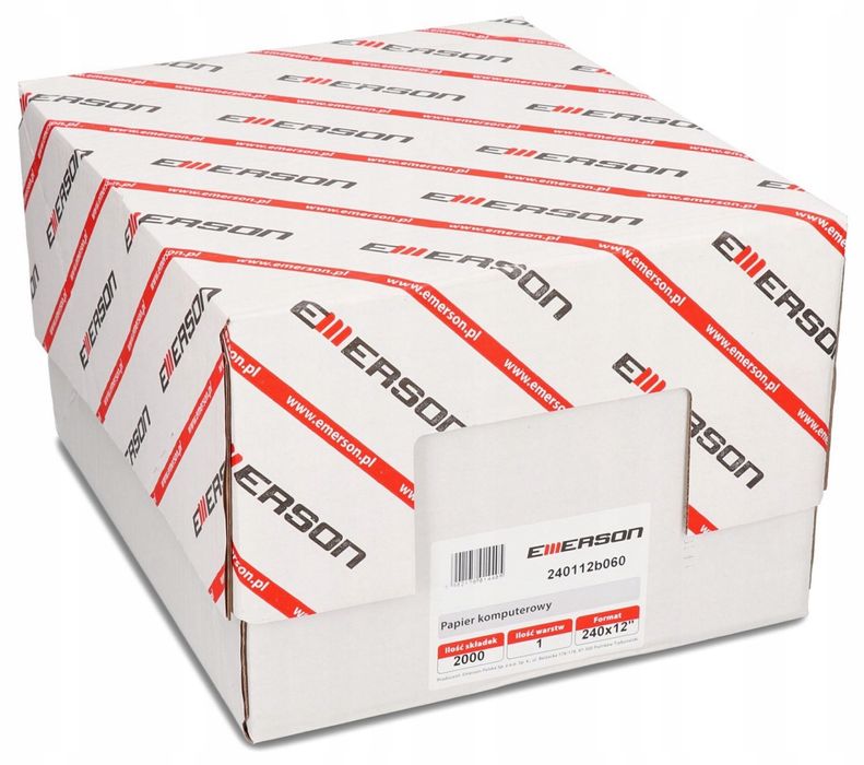 Papier komputerowy Emerson 240x12, 4 szt.