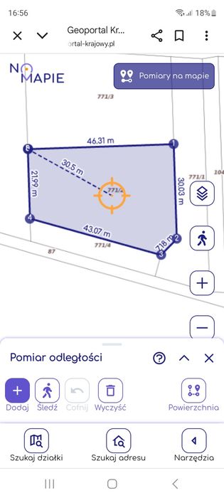 Sprzedam działkę budowlaną 1342m² Gizałki