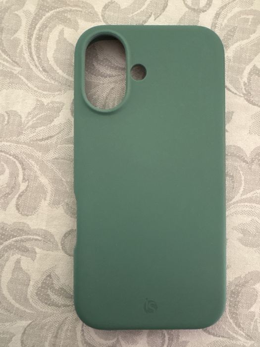 Capa Verde Silicone Iphone 16