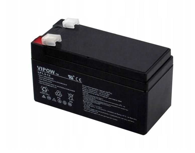 Akumulator żelowy VIPOW 12V 1.3Ah