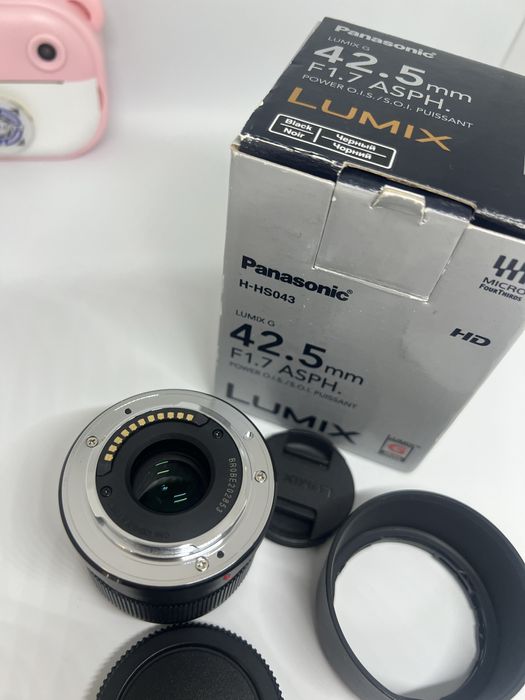 Об’єктив обьектив Panasonic Lumix 42.5 f/1.7	1