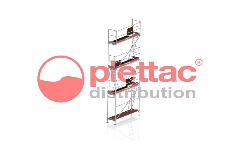 Rusztowanie elewacyjne PRODUCENT – pow.336m2,wys.8m Plettac Pletak