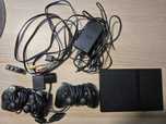 Zestaw PlayStation 2 Slim z 2 padami 6 grami