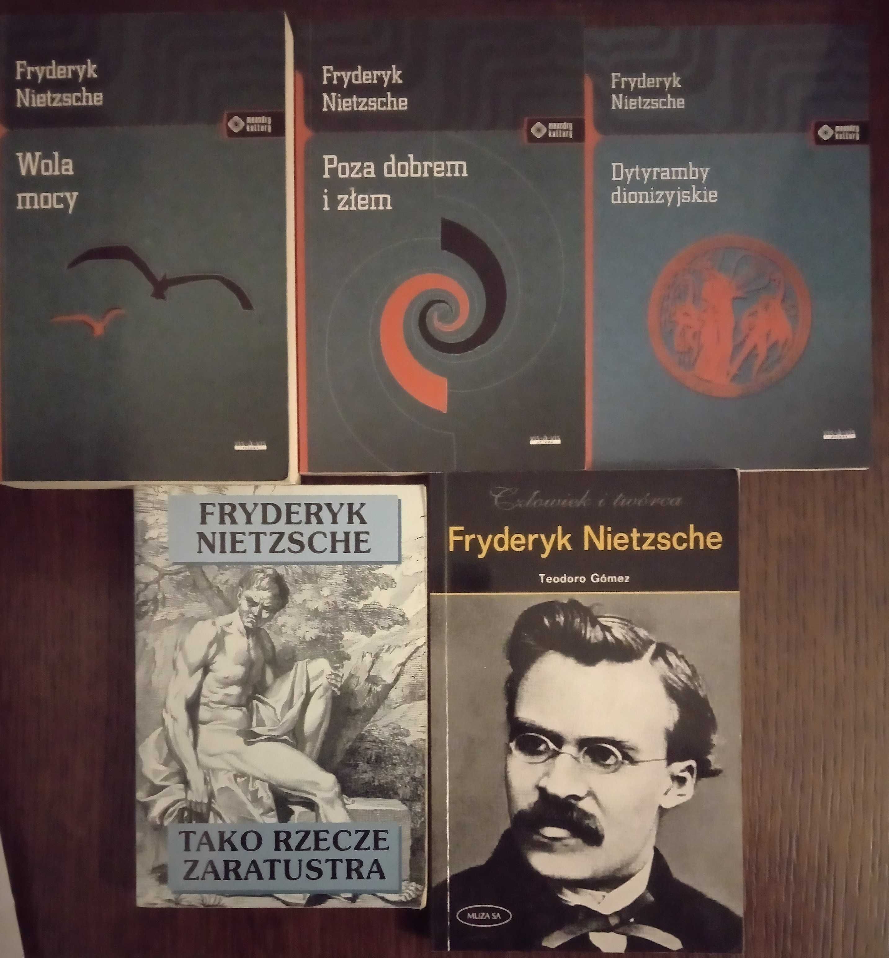 Fryderyk Nietzsche - zestaw 5 książek