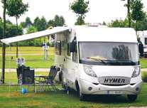 Wynajem Kamper HYMER INTEGRA luksusowy przestronny Solar wypożyczalnia
