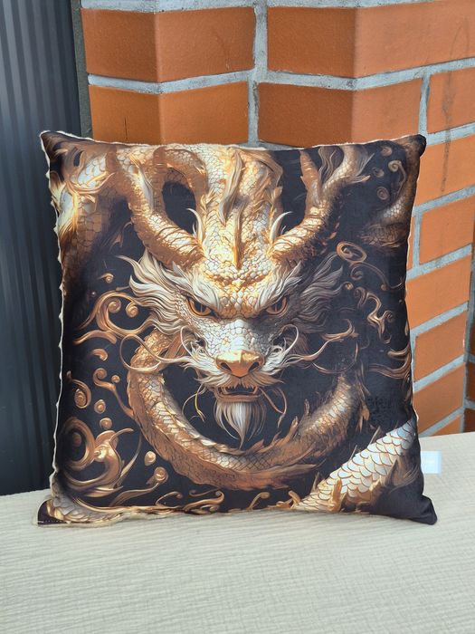 Poduszka smok dragon 38x38cm prezent urodziny