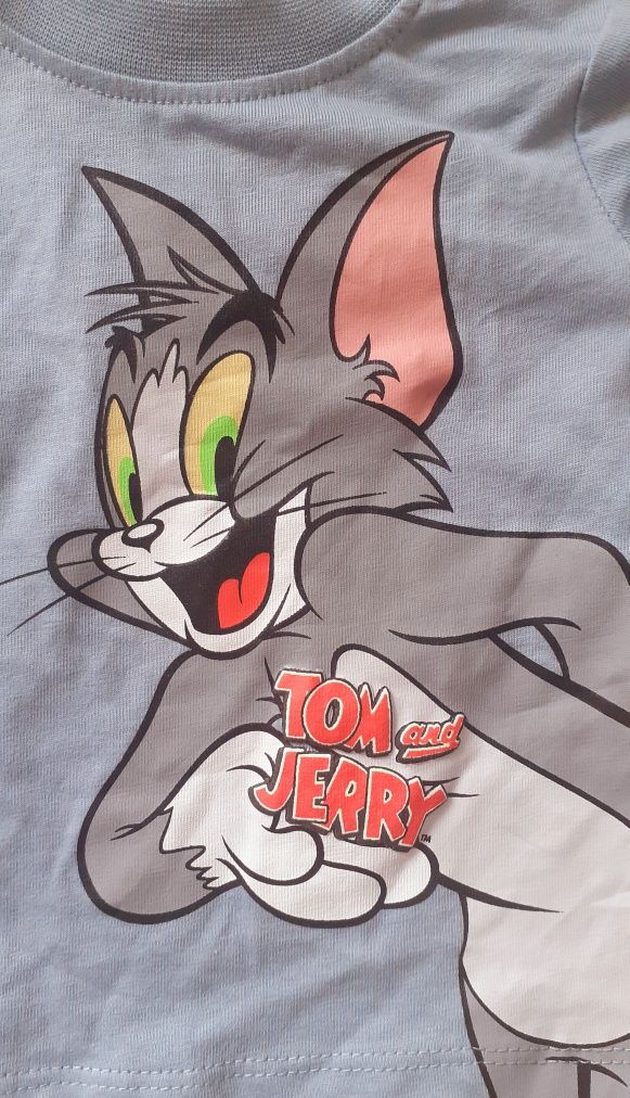 Nowy komplet na lato Tom i Jerry spodenki i koszulka