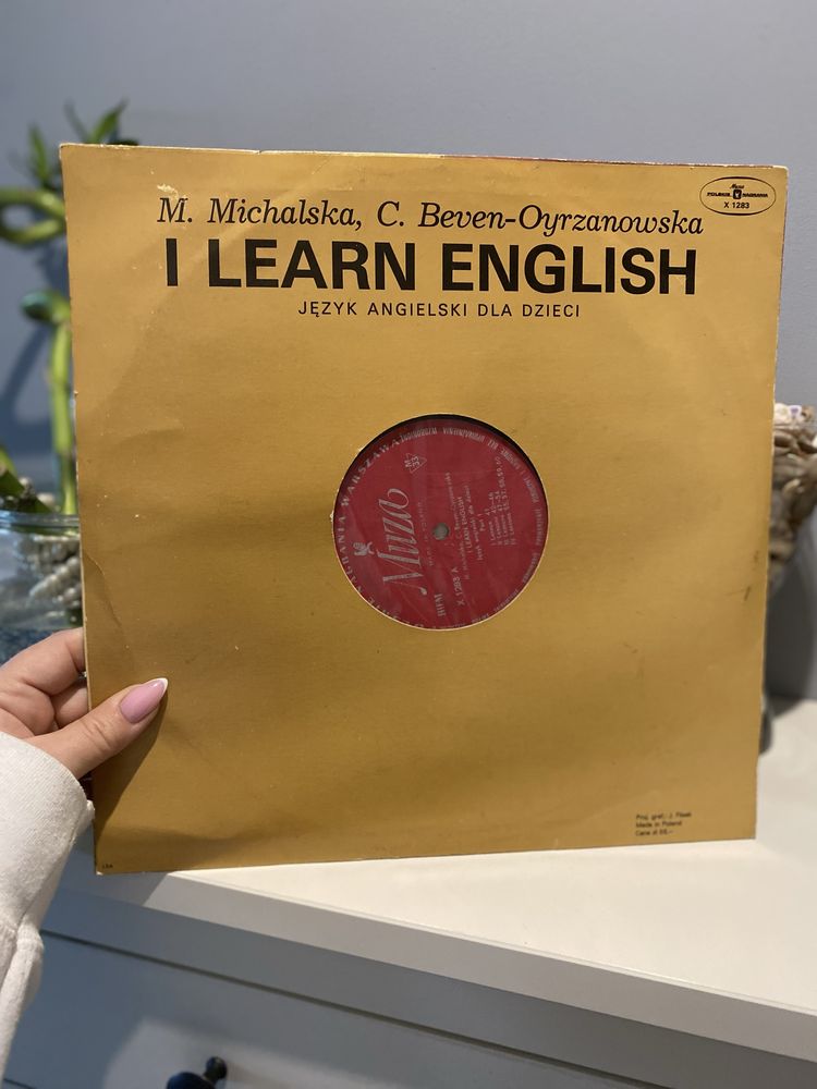 Płyta winylowa “I Learn English” (Część 2) #polecam!