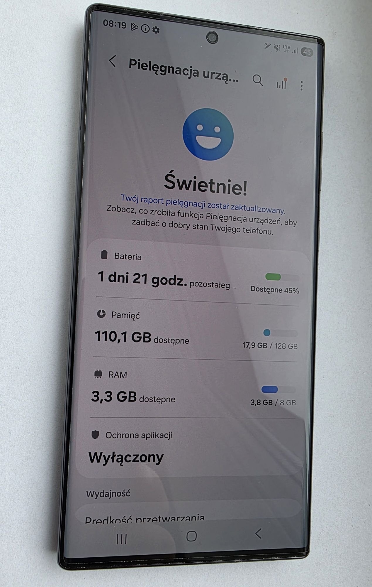 Samsung Galaxy S22 Ultra 8/128GB Czarny 1 właściciel