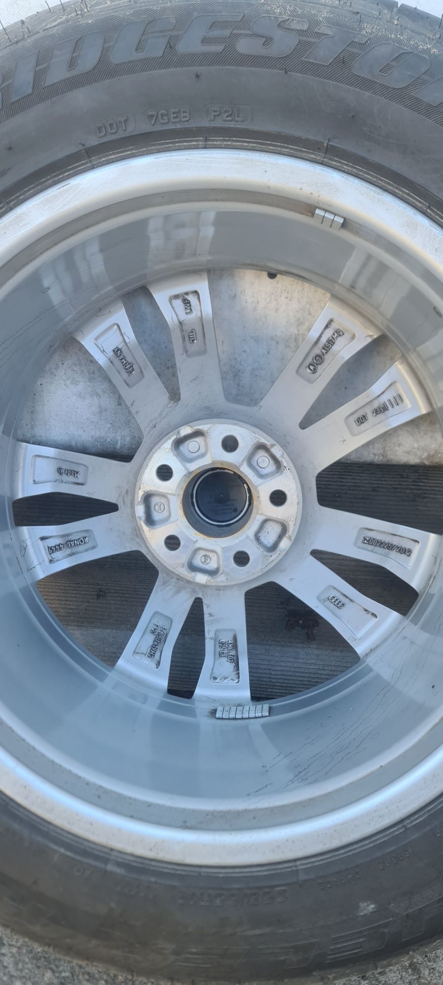 Шини Bridgestone  R19 255/55 + диски R19 Audi