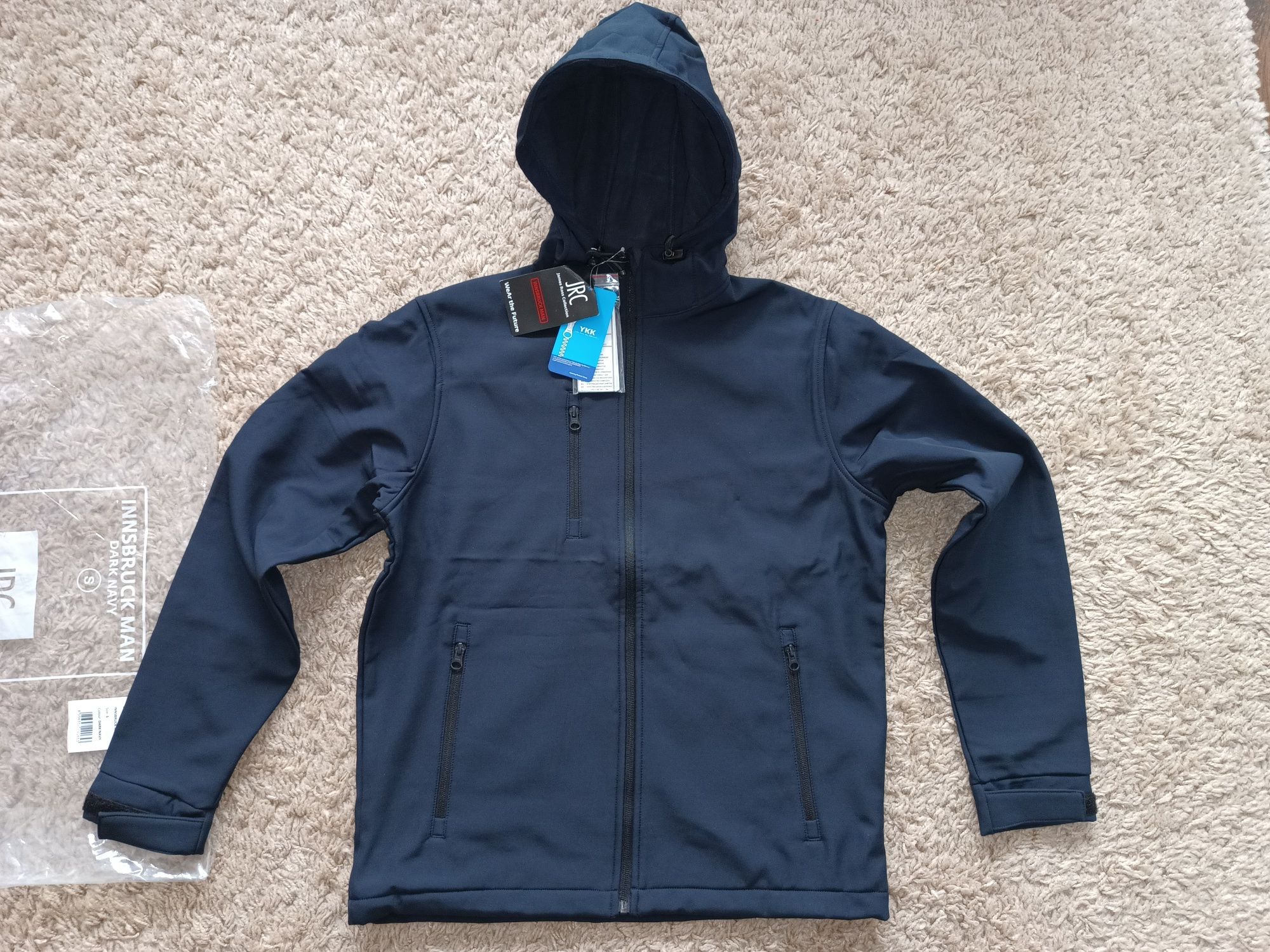 Nowy Softshell Kurtka Italy Innsbruck Man rozmiar S Dark Navy Poznań