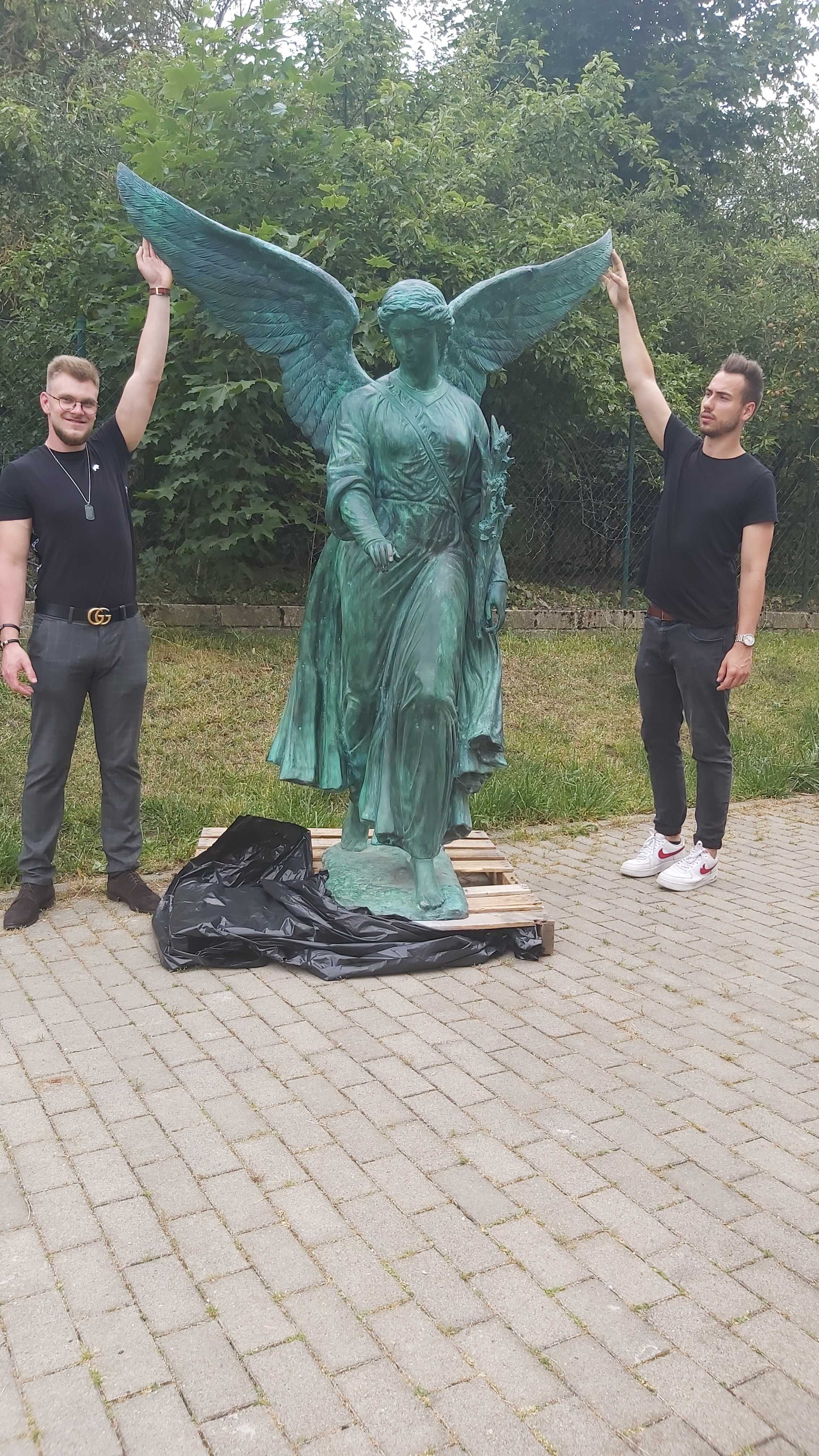 Anioł replika z Central Parku  H230cm rzeźba z Brązu