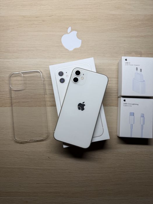iPhone 11 64gb biały bateria 100% komplet