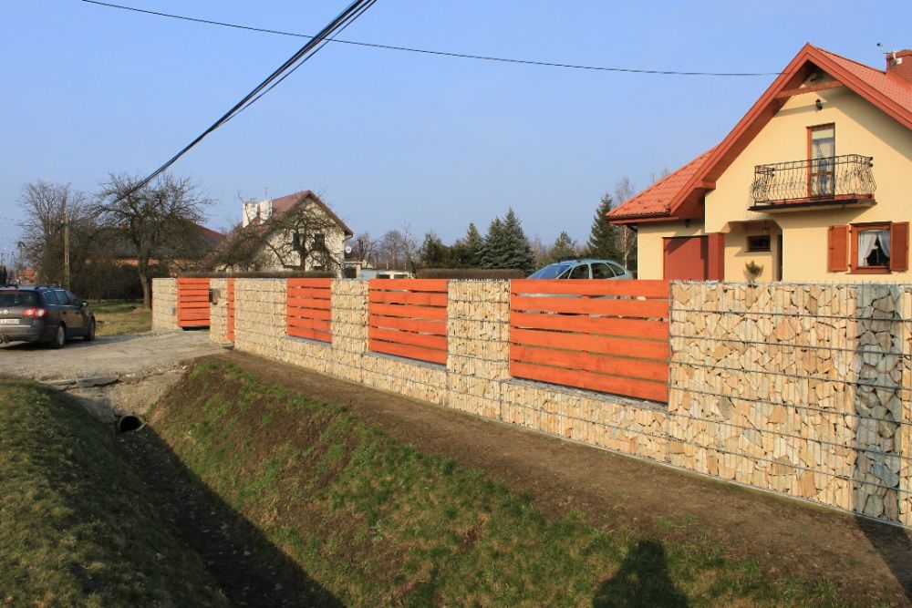 Kosz gabionowy kosze gabionowe 83cm x 250cm x 24cm PROMOCJA